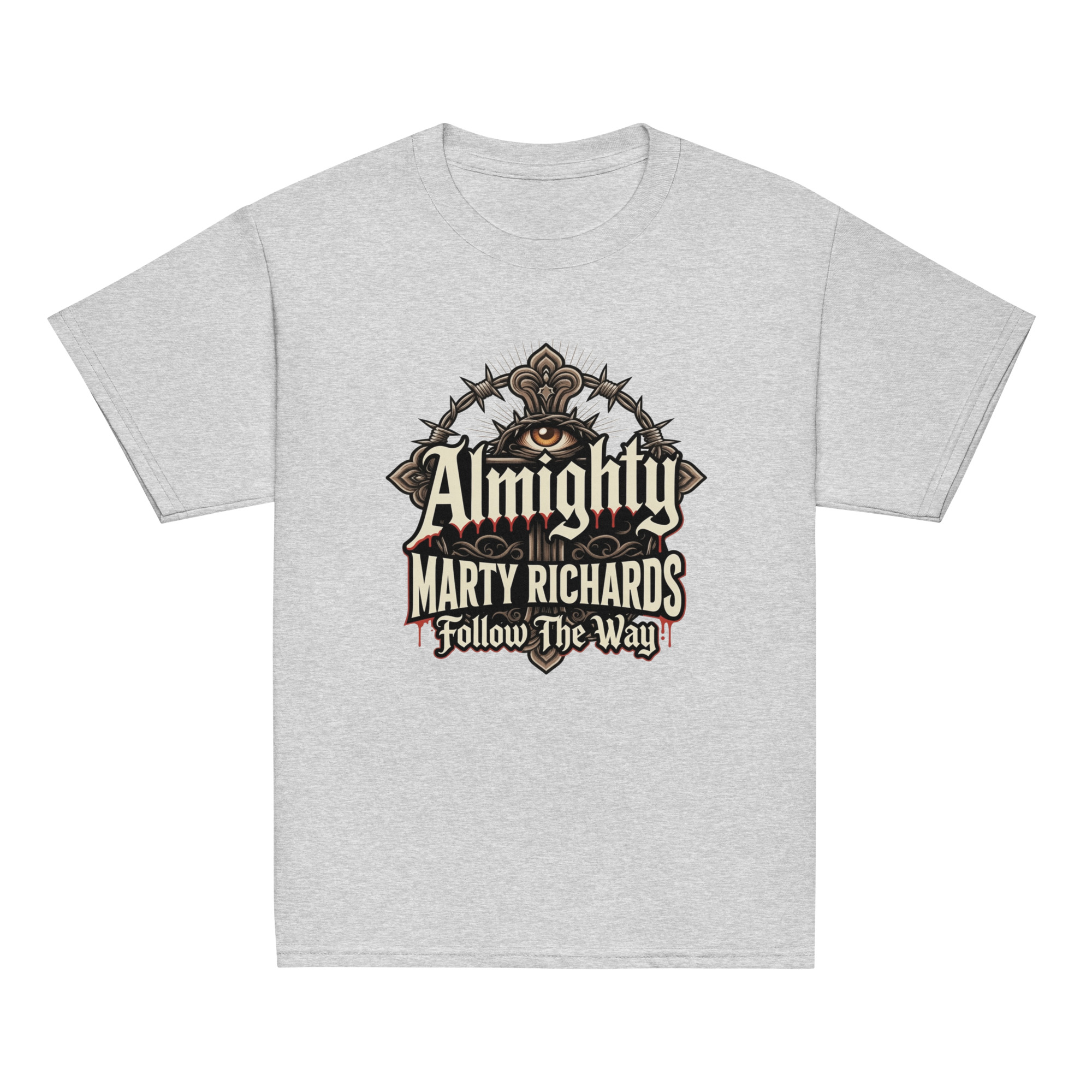 Value of Wrestling Podcast "Almighty Marty Richards Logo" Youth Short Sleeve t-shirt