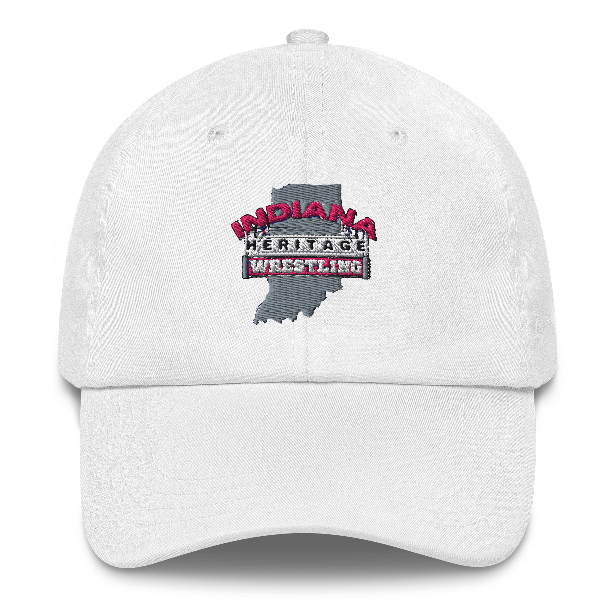 Indiana Heritage Wrestling "Pink Logo" Dad hat