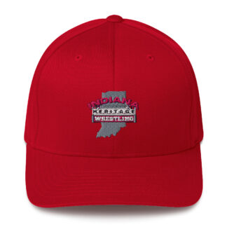 Indiana Heritage Wrestling "Pink Logo" Flexfit Hat