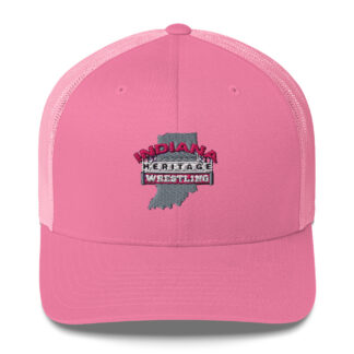 Indiana Heritage Wrestling "Pink Logo" Trucker Hat