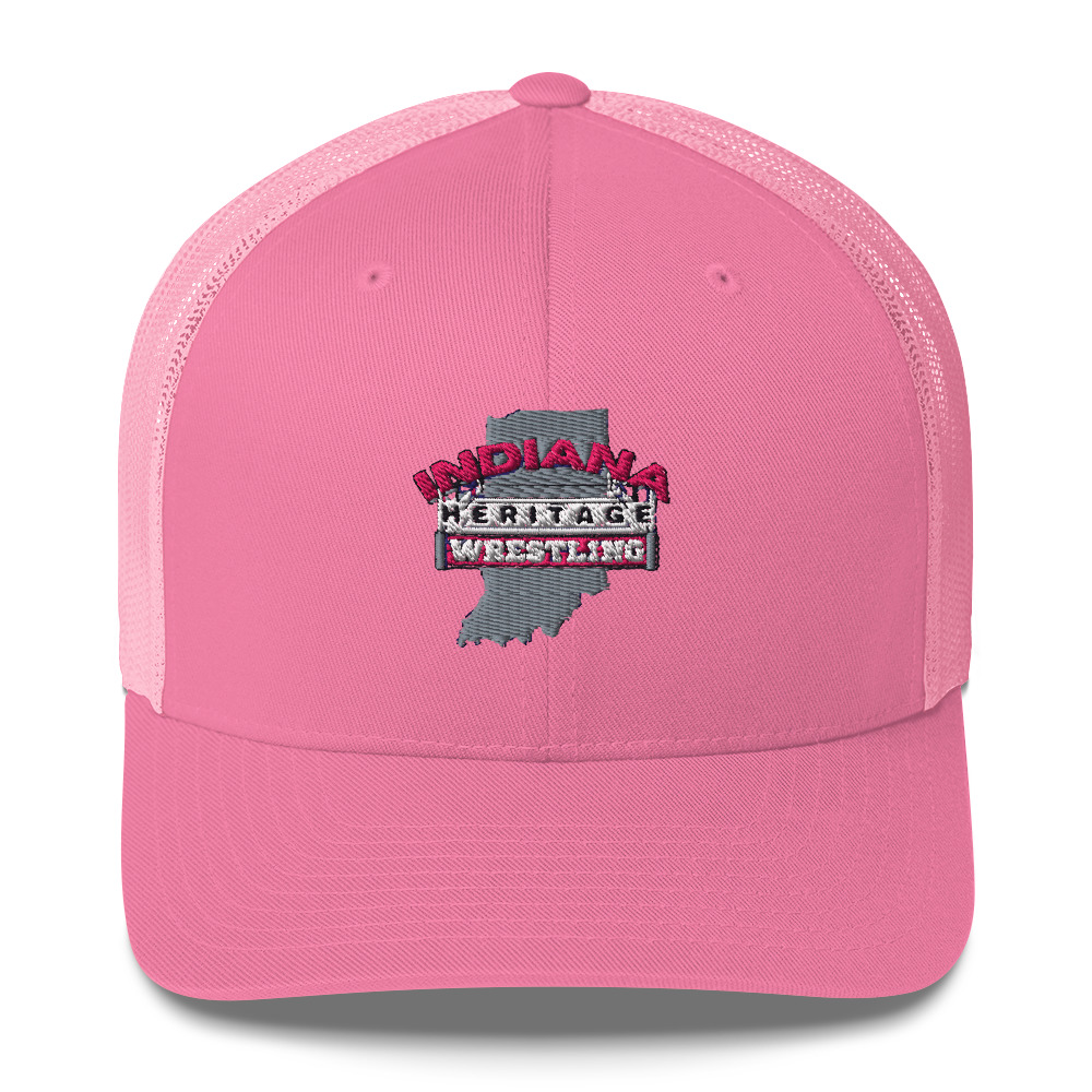 Indiana Heritage Wrestling "Pink Logo" Trucker Hat