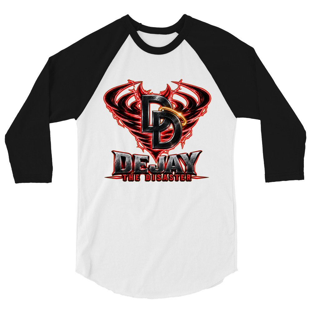 DeJay The Disaster "The Disaster" 3/4 sleeve raglan shirt