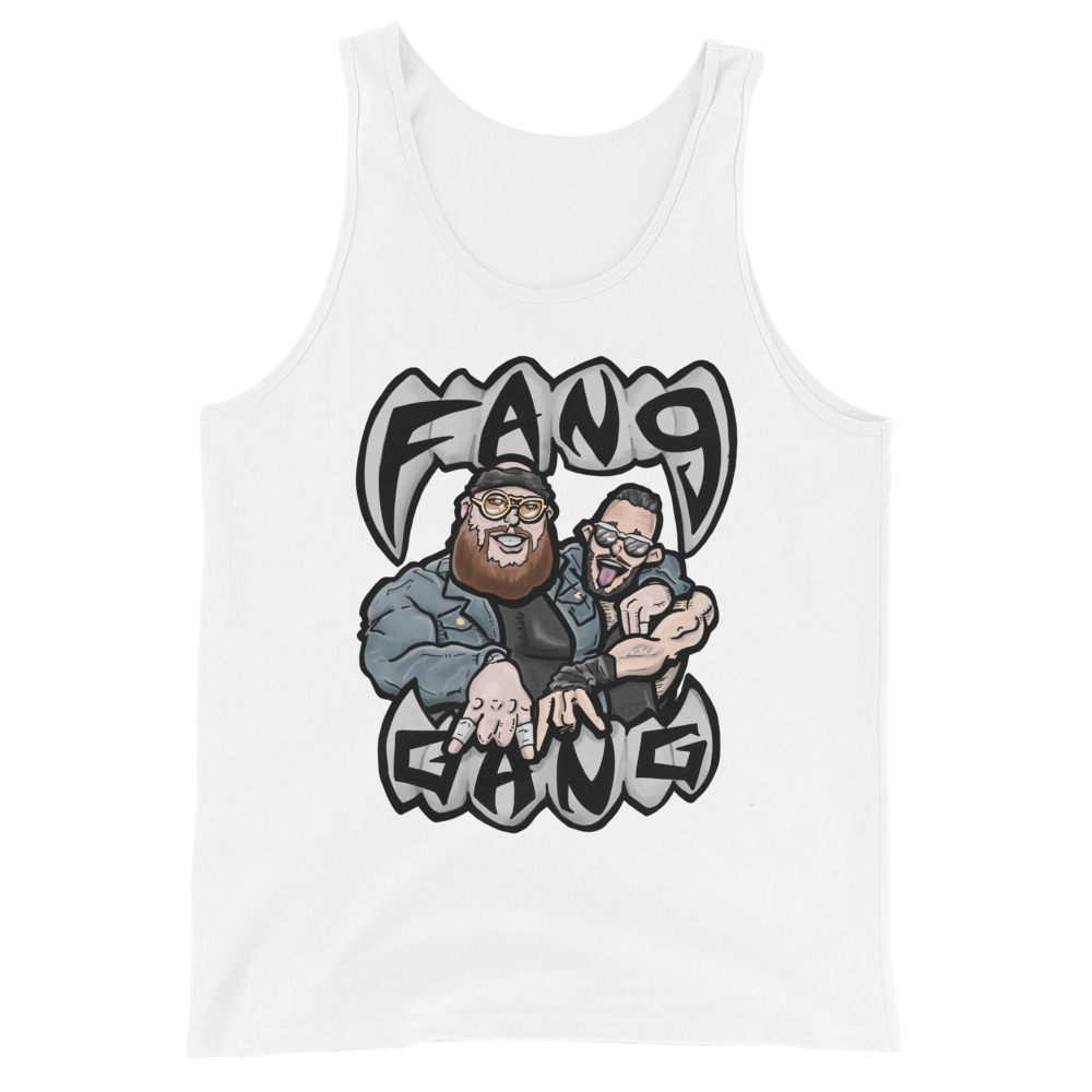 Travis Vain "Fang Gang Cartoon" Unisex Tank Top