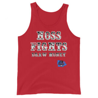 JTR Podcast Network "Hoss Fights Draw Money" Unisex Tank Top