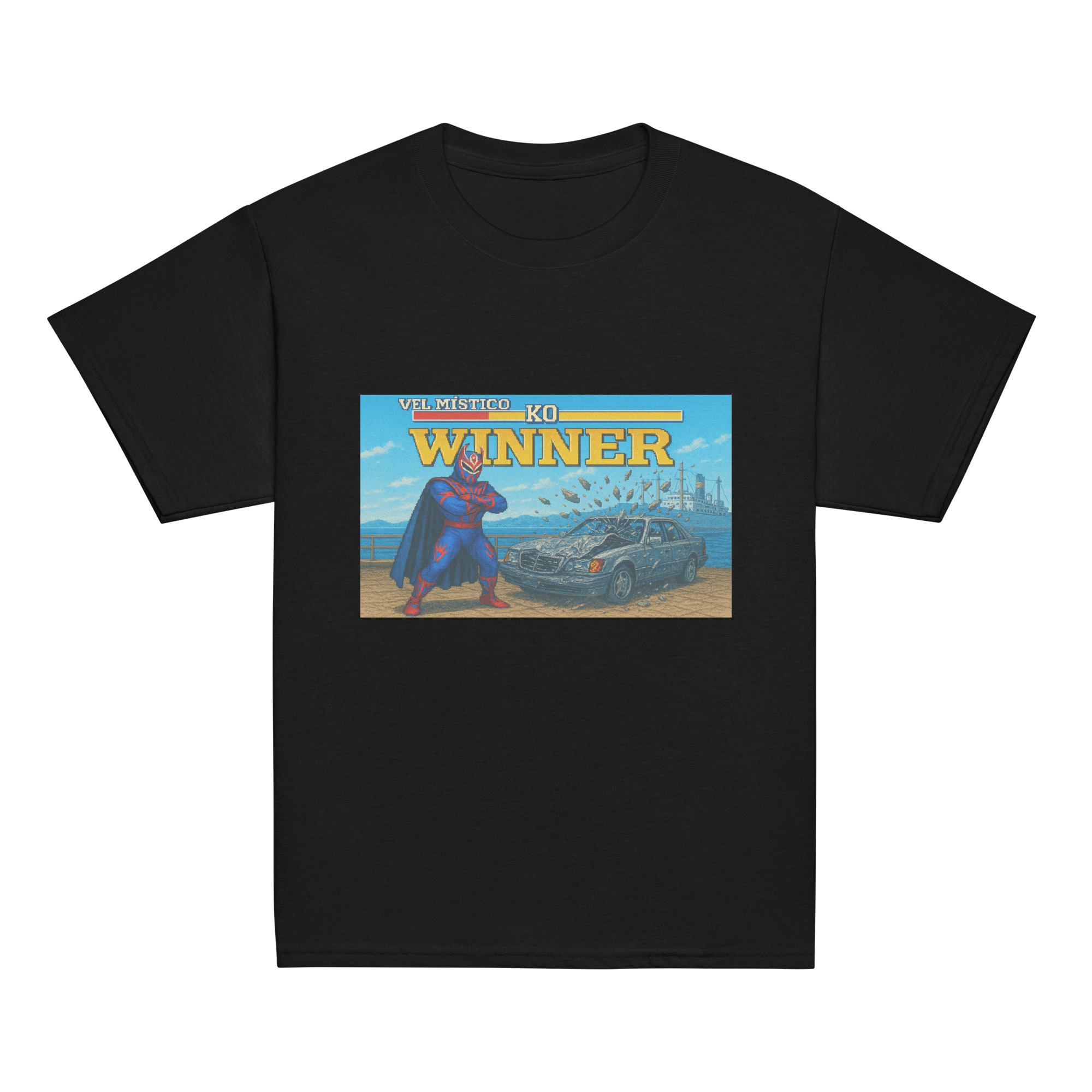 Vel Mystico "Vel Mystico/Car fob is round" Youth Short Sleeve T-Shirt